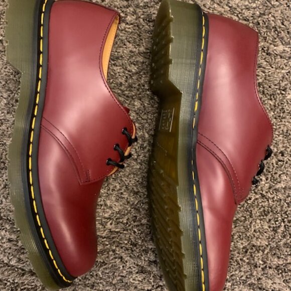 ***SOLD***    Doc Martens 1461 Cherry Red Men's Oxfords - US10 - Picture 5 of 9